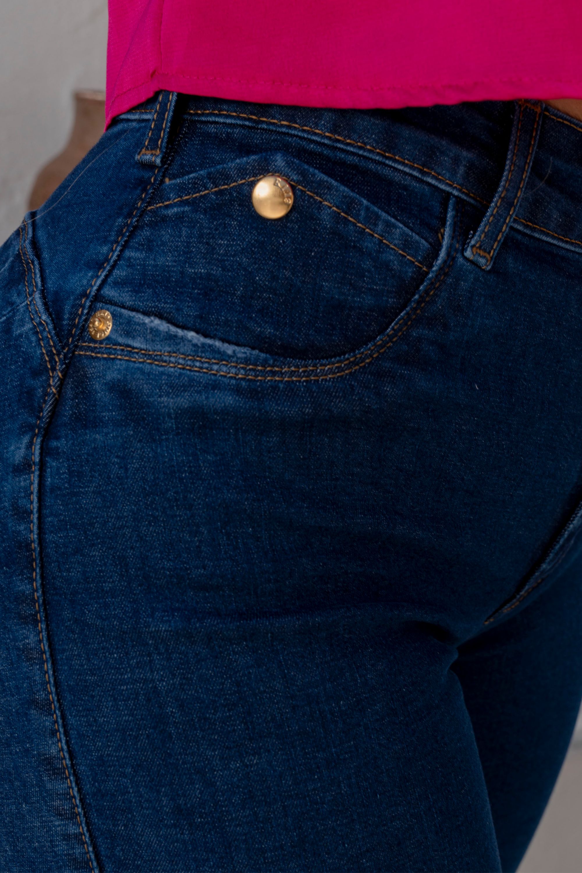 Pantalon Jeans Jeans Ri19 Cintura Alta Modelo De Pantalones 2020